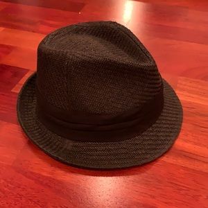 BCBG Maxazria Black Fedora Hat